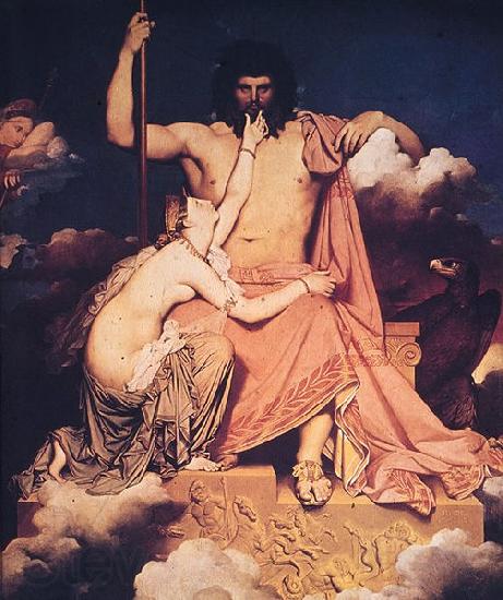 Jean Auguste Dominique Ingres Jupiter and Thetis Spain oil painting art